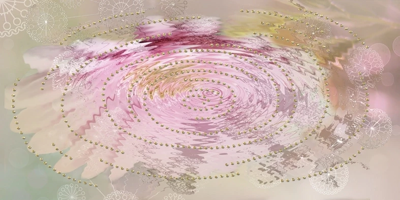 Декор Мечта песочный Цветок отражение (04-01-1-08-05-23-370-2) 20x40