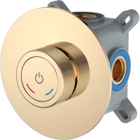 Смеситель для душа Boheme Tech 154-4-G встраиваемый, золотой