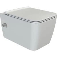 Унитаз подвесной Boheme Zen 967-2-WM безободковый, с функцией биде, белый матовый