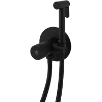 Гигиенический душ Allen Brau Liberty 5.33005-31 со смесителем, черный матовый