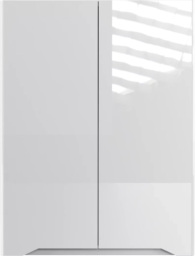 Шкаф двустворчатый 60x80 см белый глянец Style Line Марелла СС-00002422 шкаф двустворчатый 60x80 белый глянец corozo алабама sd 00000799
