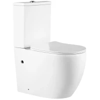 Унитаз-компакт Vincea Evo VT2-34 безободковый, с сиденьем микролифт, белый