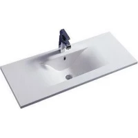 Раковина CeramaLux JY-807-90 91x46 см, накладная, белый