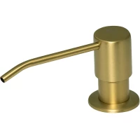 Дозатор для жидкого мыла Lemark Expert LM8201LGN 300 мл, встраиваемый, для кухни, светлое золото