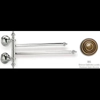 Полотенцедержатель Stil Haus Elite EL16(25) 38 см, поворотный, двойной, бронза