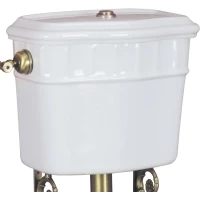 Бачок для унитаза низкий с отверстием для кнопки слива Migliore Gianeta 20922 белый