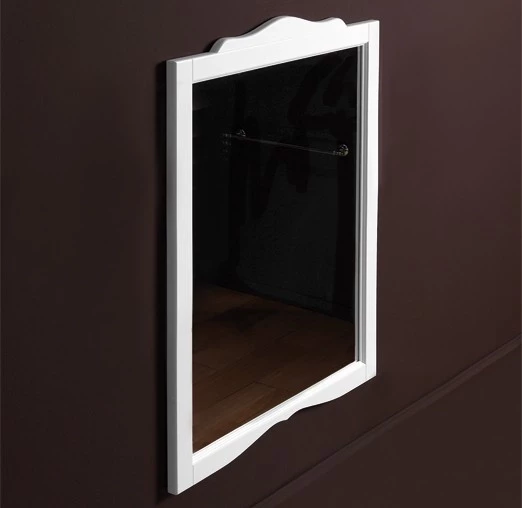 Зеркало 83х116 см белый глянец Simas Arcade ARS2 bi ARS2BI - фото 1