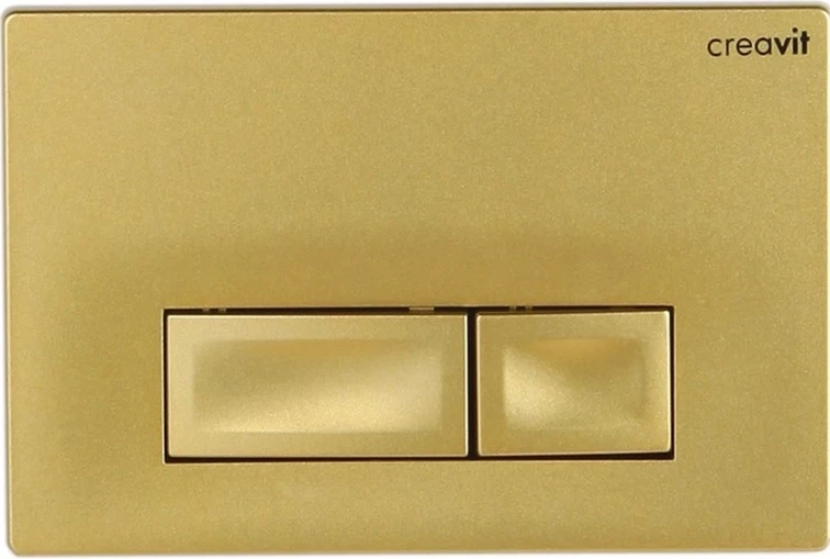 Смывная клавиша золотой матовый Creavit Ore GP300600