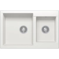 Кухонная мойка Polygran Brig-772 белый хлопок 473417