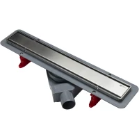 Душевой трап (лоток) Point Деметра PN50245 45 см, с решеткой, 2 в 1 под плитку, нержавеющая сталь