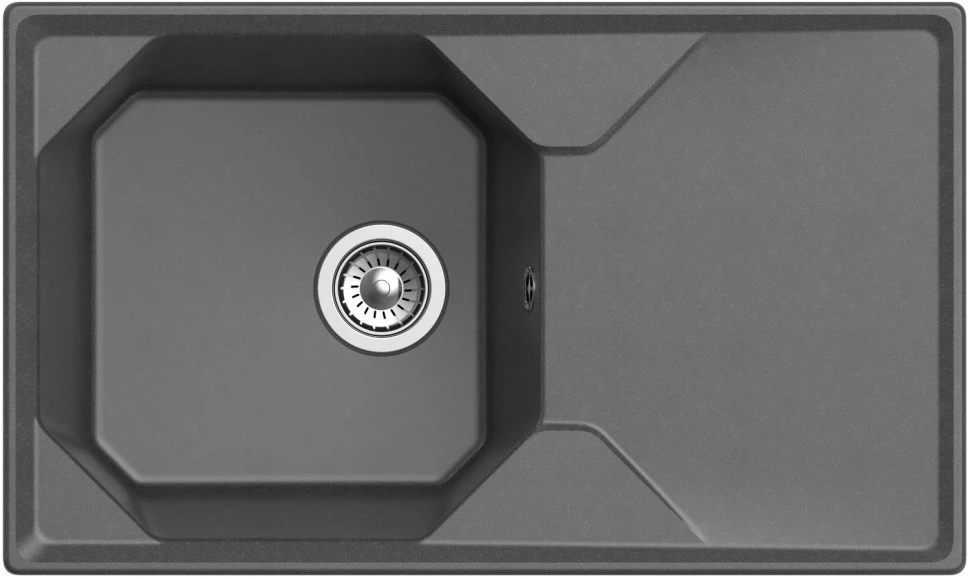 

Кухонная мойка GranFest графит Unique GF-U-840L