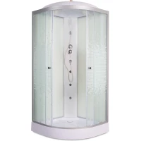 Душевая кабина 100x100x215 см Deto L901GM интимато