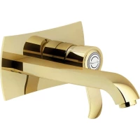 Смеситель для раковины Nobili Sofi SI98198/1GDP встраиваемый, без донного клапана, золотой