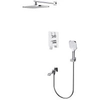 Душевой комплект Splenka S31.27 320x210 мм, со смесителем, хром