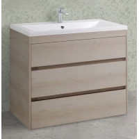 Тумба под раковину Art&Max Family FAMILY-1000-3C-PIA-PB 99,6 см, напольная, белая сосна