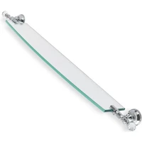 Полка стеклянная Stil Haus Smart Light SL04(08) 70 см, хром