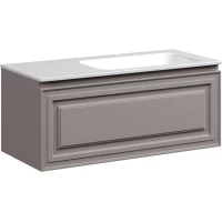 Тумба с раковиной серый матовый 101 см Sancos Very VR100RSM + CN7015