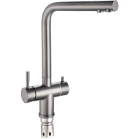 Смеситель для кухни с подключением к фильтру РМС SUS127PVD-017F-015