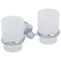 Стакан двойной Veragio Gialetta Cromo VR.GIL-6442.CR