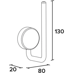 Изображение товара держатель запасных рулонов koin simple si102 хром