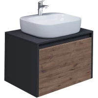 Тумба дуб веллингтон/графит 60 см Grossman Смарт 106009