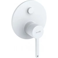 Смеситель для ванны Kludi Nova Fonte Puristic 207595315 встраиваемый, белый матовый