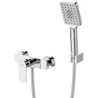 Смеситель для душа Rossinka RS50-42 с душевым гарнитуром, хром