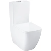 Унитаз-компакт Grohe Clova Ceramic 39909000 безободковый, с сиденьем микролифт, альпийский белый