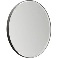 Зеркало Onsen 20-LD-R90-NE 90x90 см, с LED-подсветкой, черный матовый