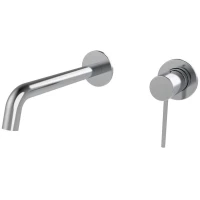 Смеситель для раковины Raiber Graceful RP-004 встраиваемый, без донного клапана, хром