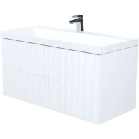Тумба под раковину IDDIS Bild 2.0 BIL10W1i95 99,1 см, подвесная, белый матовый