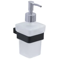 Дозатор для жидкого мыла Allen Brau Infinity 6.21006-31 настенный, черный матовый