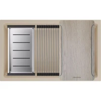 Кухонная мойка Paulmark Lumi-Multi Sink LU-MULTI 74-LA 74x45 см, латте
