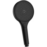 Душевая лейка AQUAme AQM8504MB 120 мм, 3 режима, черный матовый