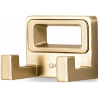 Крючок Gappo G30805-23 двойной, для ванны, золотой матовый