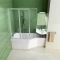 Асимметричная акриловая ванна BeHappy 150 x 75 P Ravak C151000000 - 4