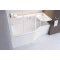 Асимметричная акриловая ванна BeHappy 150 x 75 P Ravak C151000000 - 5