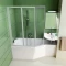 Асимметричная акриловая ванна BeHappy 150 x 75 P Ravak C151000000 - 6