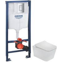 Комплект подвесной унитаз Teka Formentera 11.732.00.00 + система инсталляции Grohe 38772001
