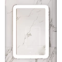 Зеркало Art&Max Latina AM-Lat-550-800-DS-F 55x80 см, с LED-подсветкой, сенсорным выключателем, диммером