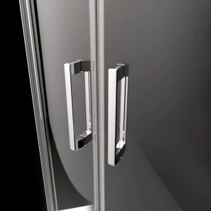 Изображение товара душевая дверь radaway premium pro dwj 100r 1014100-01-01r профиль хром, стекло прозрачное