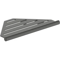 Полка для ванной Hansgrohe AddStoris S 41761340 угловая, черный хром матовый