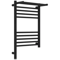 Полотенцесушитель электрический Сунержа Богема с полкой 3.1 15-6006-6040 600x400, МЭМ левый, темный титан муар