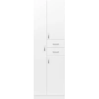 Пенал Misty Мисти Э-05060-01Бк напольный, с бельевой корзиной, белый глянец