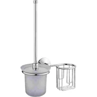 Ёршик с держателем освежителя воздуха D-Lin D272910 настенный, хром 