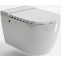 Унитаз подвесной Grossman GR-5502 импульсный, с сиденьем микролифт, белый