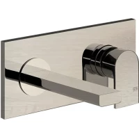 Смеситель для раковины Gessi Via Manzoni 44893#149 встраиваемый, без донного клапана, никель матовый