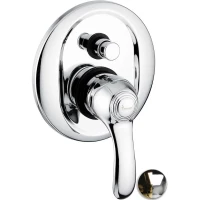 Смеситель для ванны Emmevi Harmony 22019/CO встраиваемый, хром/золотой