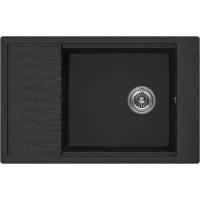 Кухонная мойка KuchenStern Ku-Granit Brett 60 111AN10 78x50 см, антрацит