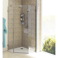 Душевой уголок 88x88 см Акватон Lax FES R 1AX022SSXX000 прозрачное